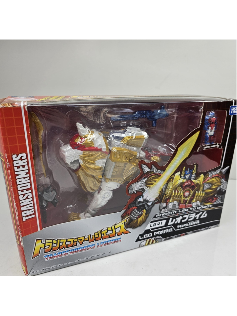 SEALED Transformers Legends LG41 Leo Prime Figure Takara Tomy - Box Wear
